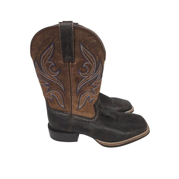 Ariat Men's Sport Knockout Soft Toe Western Work Boot 10033982 Brown Size 8D - Picture 2 of 7